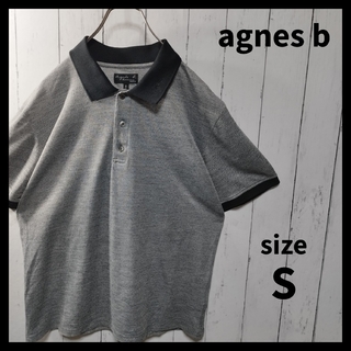 アニエスベー(agnes b.)の【agnes b】Linen Brend Polo Shirt　D1082(ポロシャツ)