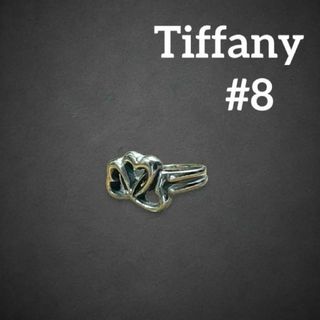 ティファニー(Tiffany & Co.)の✨美品✨ ティファニー　トリプルオープンハート　リング　8号　at23(リング(指輪))