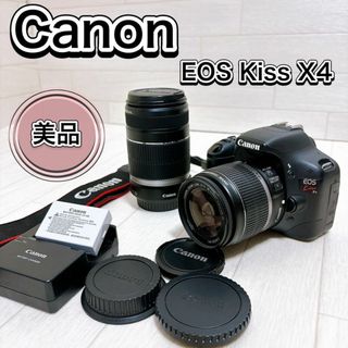 Canon - Canon キャノン 一眼レフカメラ EOS kiss x4 ダブルレンズセット