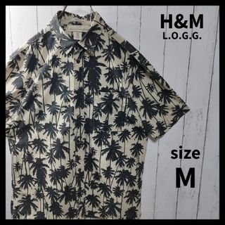 H&M - 【H&M L.O.O.G.】Palmtree Aloha Shirt　D1086