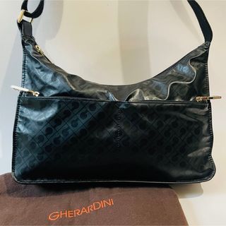 GHERARDINI - 極美品＊ゲラルディーニ ショルダーバッグ ソフティ ポケット 大容量 ブラック