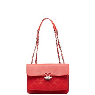 シャネル(CHANEL)の美品 シャネル マトラッセ ココマーク チェーン ショルダーバッグ ラムスキン レディース CHANEL 【1-0149465】(ショルダーバッグ)