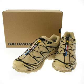 サロモン(SALOMON)のSALOMON サロモン XT-6 GTX Safari スニーカー 474455 ベージュ 24.5cm(スニーカー)