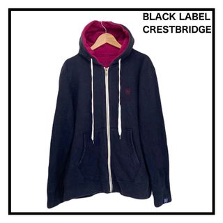 BLACK LABEL CRESTBRIDGE - ブラックレーベルクレストブリッジ　パーカー　フーディー　フード　ネイビー　メンズ