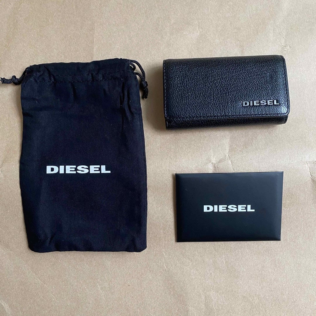 DIESEL(ディーゼル)のキーケース　キーリング　キーホルダー　ブラック メンズのファッション小物(キーケース)の商品写真