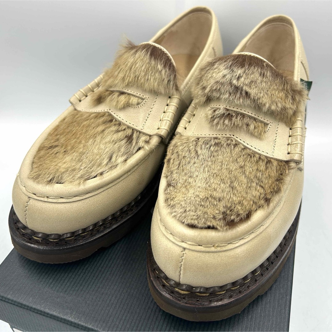 Paraboot - 【レア】パラブーツ オルセーUK4.5 ラパン ベージュ Paraboot - 【レア】パラブーツ オルセーUK4.5 ラパン ベージュ