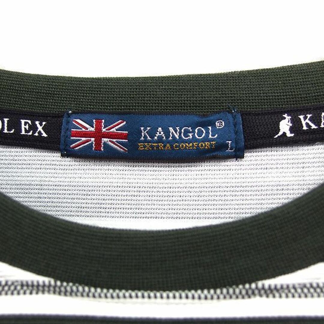 KANGOL(カンゴール)のカンゴール KANGOL EX ボーダー ロングスリーブ Tシャツ カットソー メンズのトップス(Tシャツ/カットソー(七分/長袖))の商品写真