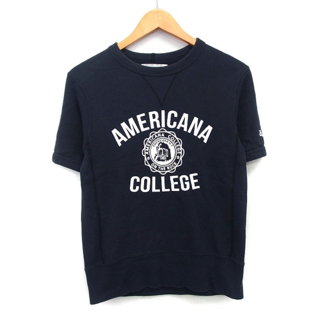 AMERICANA(アメリカーナ)のアメリカーナ AMERICANA トレーナーシャツ カットソー ロゴ プリント レディースのトップス(トレーナー/スウェット)の商品写真