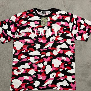 アベイシングエイプ(A BATHING APE)のAPE BAPE KAWS VOUGE CAMO 迷彩　tee tシャツ　2XL(Tシャツ/カットソー(半袖/袖なし))