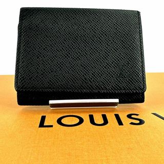 ルイヴィトン(LOUIS VUITTON)のc734真贋済【ヴィトン】美品”タイガ アンヴェロップ カルト ドゥ ヴィジット(名刺入れ/定期入れ)