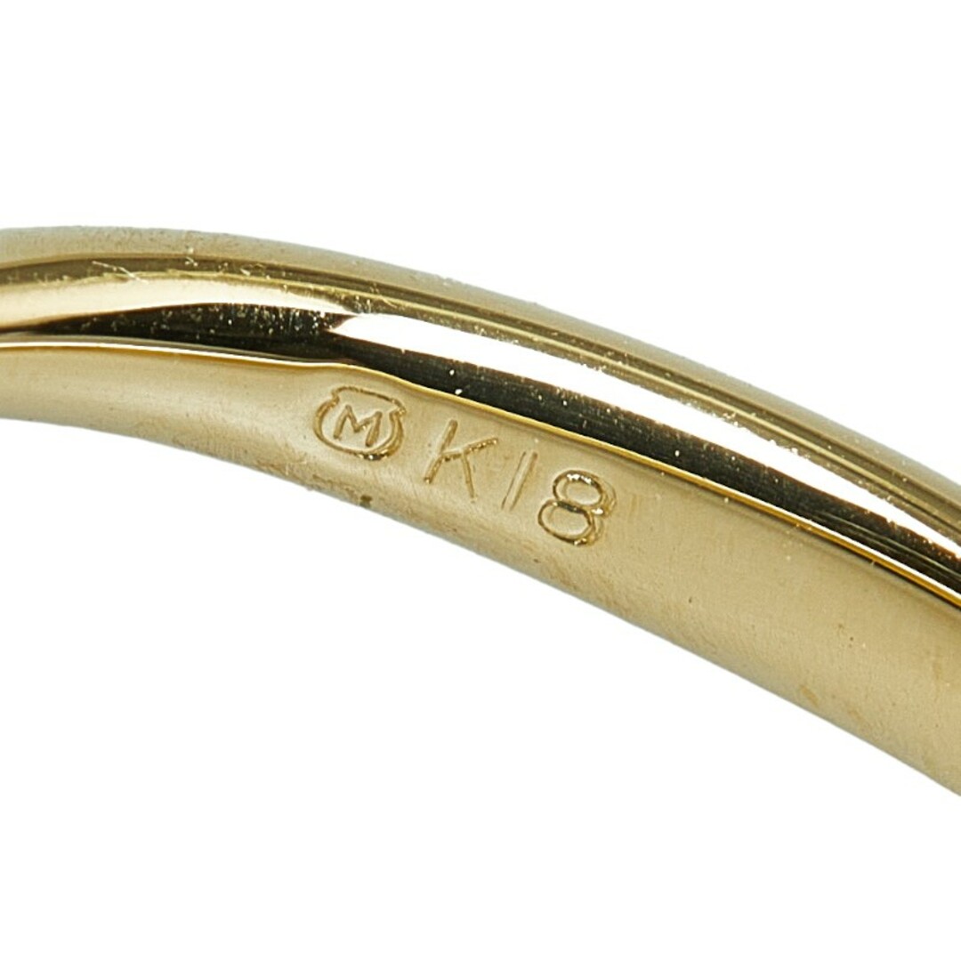 MIKIMOTO(ミキモト)の美品 K18YG イエローゴールド リング 指輪 アコヤパール 6.1mm ダイヤ 【1-0150889】 レディースのアクセサリー(リング(指輪))の商品写真