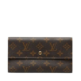 ルイヴィトン(LOUIS VUITTON)のルイ ヴィトン モノグラム ポルト トレゾール インターナショナル 長財布 M61215 PVC レディース LOUIS VUITTON 【1-0151242】(財布)