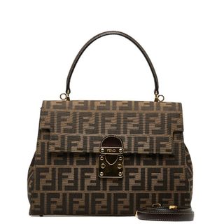 フェンディ(FENDI)のフェンディ ズッカ ハンドバッグ ショルダーバッグ 2WAY キャンバス レディース FENDI 【228-51904】(ハンドバッグ)