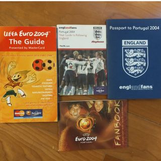 UEFA Euro 2004関連冊子 ４冊セット(記念品/関連グッズ)