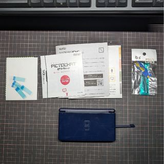 ニンテンドーDS(ニンテンドーDS)の【ジャンク品】ニンテンドーDS Lite エナメルネイビー(携帯用ゲーム機本体)