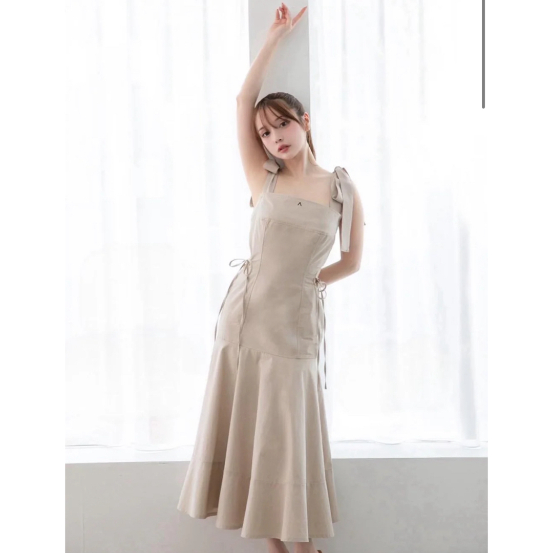andmary Ann ribbon dress レディースのワンピース(ロングワンピース/マキシワンピース)の商品写真