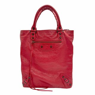 バレンシアガ(Balenciaga)のバレンシアガ BALENCIAGA ショルダーバッグ レザー レッド ユニセックス 272434 送料無料【中古】 z1040(ショルダーバッグ)