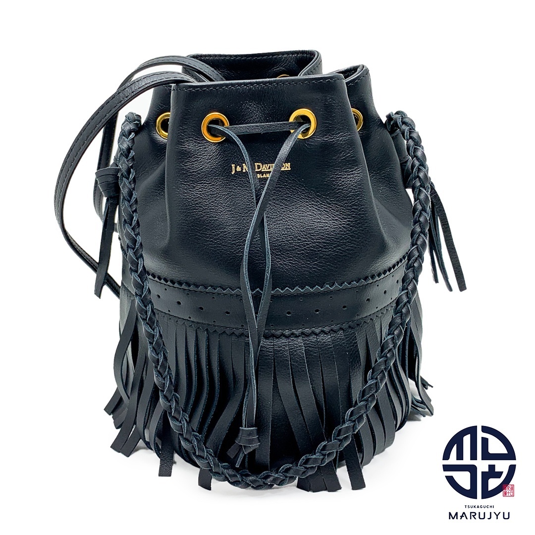 J&M DAVIDSON J&Mデヴィッドソン 黒 ブラック フリンジ J&M DAVIDSON J&Mデヴィッドソン 黒 ブラック フリンジ