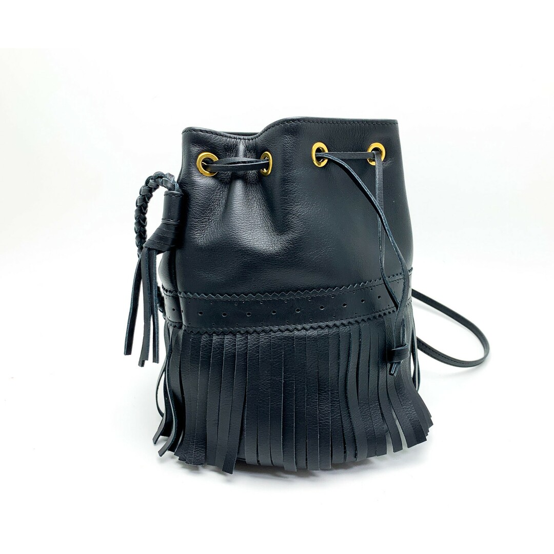 J&M DAVIDSON J&Mデヴィッドソン 黒 ブラック フリンジ J&M DAVIDSON J&Mデヴィッドソン 黒 ブラック フリンジ