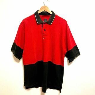 ナイキ(NIKE)のNIKE ゴルフ　ヴィンテージ　90s センターロゴ　ポロシャツ　ビッグサイズ(ポロシャツ)