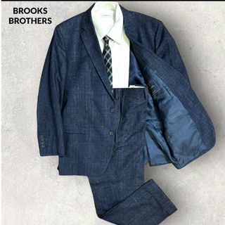 ブルックスブラザース(Brooks Brothers)の美品 BROOKS BROTHERS 米国製 MILANO 1818スーツ 42(セットアップ)