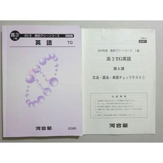 WN37-061 河合塾 高3I期 グリーンコース 英語 2019 14 m0B(語学/参考書)