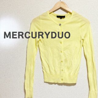 MERCURYDUO - MERCURYDUO マーキュリーデュオ　カーディガン　黄色　長袖　薄手　羽織り