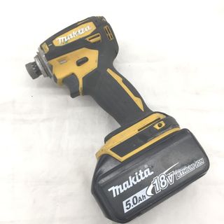 マキタ(Makita)の△△MAKITA マキタ インパクトドライバ　BL1850　バッテリー1個付き TD172D イエロー(その他)