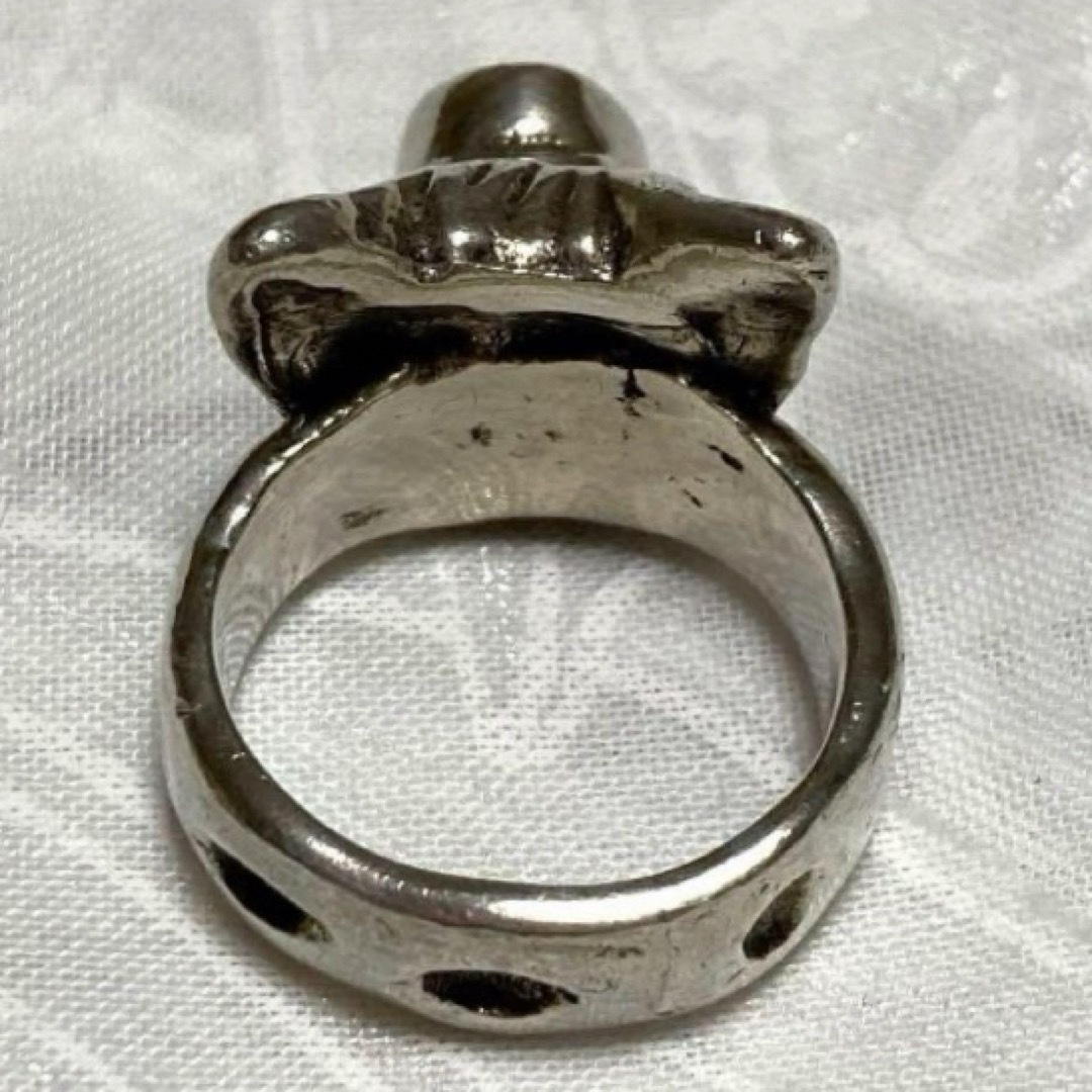 豚　指輪　ぶた　DEHARA　リング　シルバー　一点物　デハラ レディースのアクセサリー(リング(指輪))の商品写真
