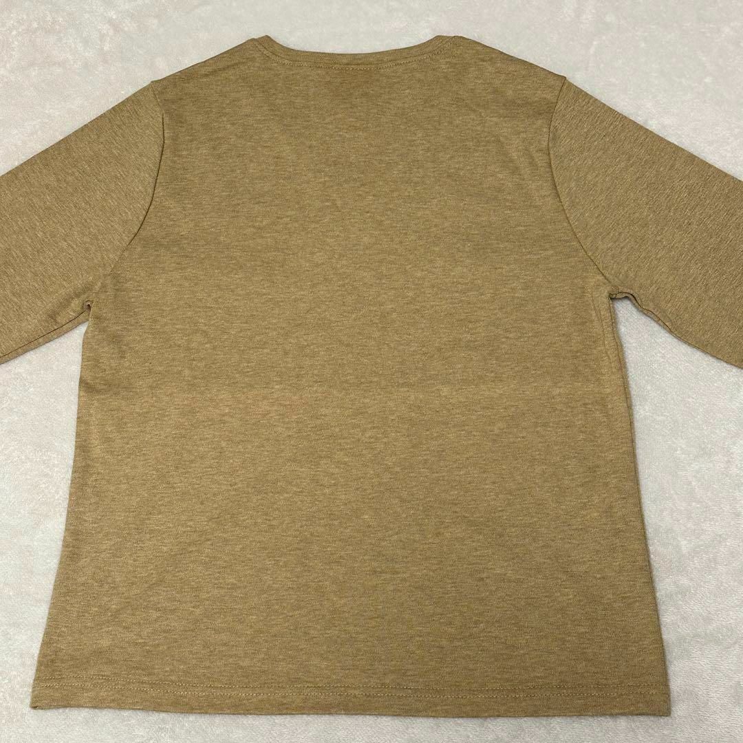 L.L.Bean(エルエルビーン)のL.L.Bean Vネック長袖Tシャツ　カットソー　ロンＴ　綿100％　XS レディースのトップス(Tシャツ(長袖/七分))の商品写真