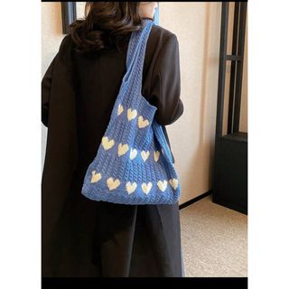 シーイン(SHEIN)のSHEIN  ハート柄トートバッグ(トートバッグ)