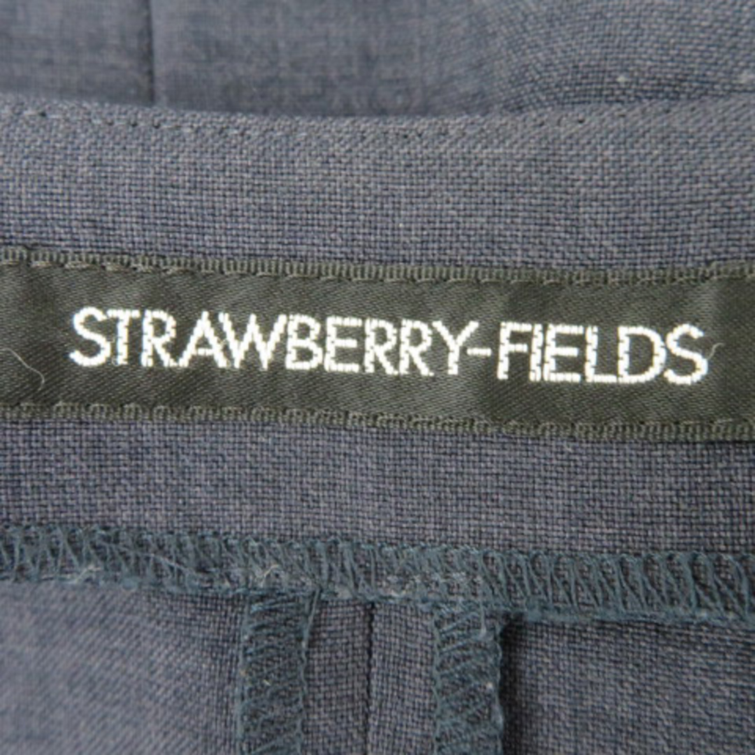 STRAWBERRY-FIELDS(ストロベリーフィールズ)のストロベリーフィールズ ノーカラージャケット ミドル丈 七分袖 シングルボタン レディースのジャケット/アウター(その他)の商品写真