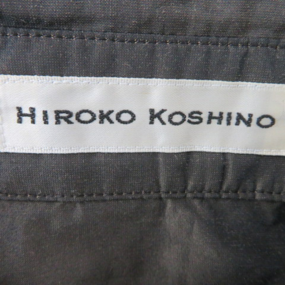HIROKO KOSHINO(ヒロココシノ)のヒロココシノ シャツ ブラウス 長袖 チュール シースルー 無地 40 L レディースのトップス(シャツ/ブラウス(長袖/七分))の商品写真