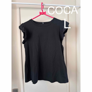 coca - coca Tシャツ　黒　L