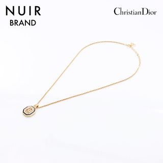 クリスチャンディオール(Christian Dior)のディオール Dior ロゴ ラインストーン ネックレス(ネックレス)