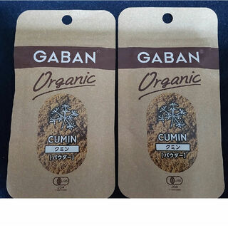 ギャバン(GABAN)のクミンパウダー  GABAN ギャバン オーガニック クミン 15g×2袋(調味料)