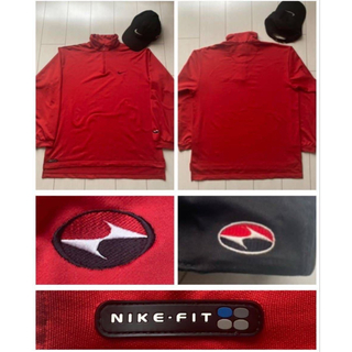 ナイキ(NIKE)の美品 90s 00s Y2K NIKE FIT CAP  シャツ セット XL(ジャージ)