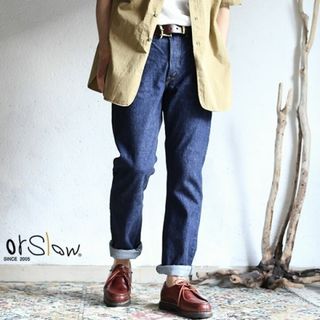 オアスロウ(orSlow)の★日本製 orSlow IVY FIT DENIM 107 デニムパンツ(デニム/ジーンズ)