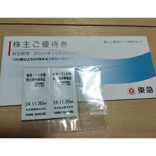 電車・バス全線(東急線)優待乗車券&株主優待冊子(~2024.11.30)(その他)