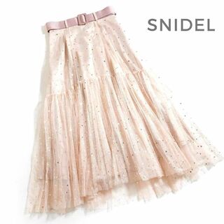 SNIDEL - 896*美品 スナイデル SNIDEL ラメチュールボリュームスカート