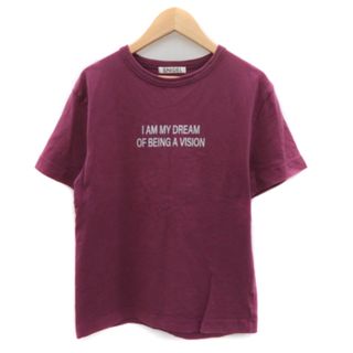 スナイデル Tシャツ カットソー 半袖 ラウンドネック F ダークパープル