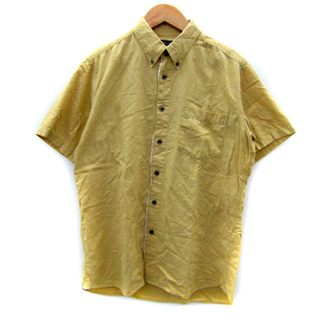 リズムオブライフ ユナイテッドアローズ カジュアルシャツ 半袖 ボタンダウン M(シャツ)