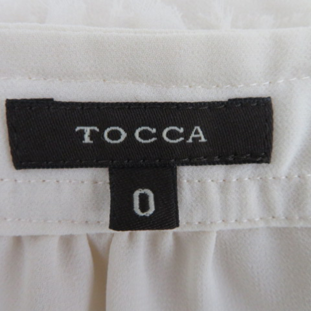 TOCCA(トッカ)のトッカ カーディガン ボレロ 前開き フリル ビーズ シフォン 0  レディースのトップス(カーディガン)の商品写真