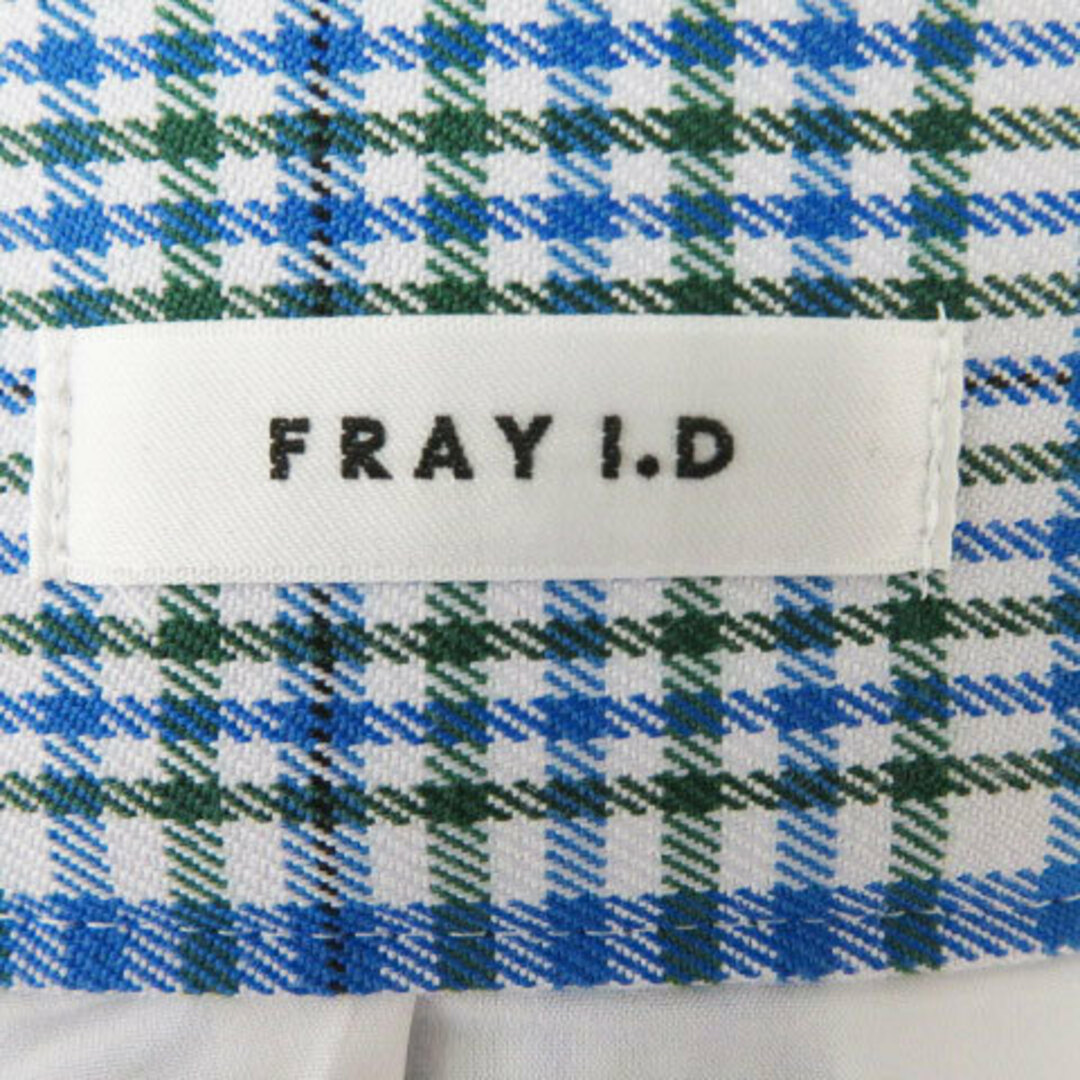 FRAY I.D(フレイアイディー)のフレイアイディー ワイドパンツ イージーパンツ ロング丈 チェック柄 1 レディースのパンツ(その他)の商品写真