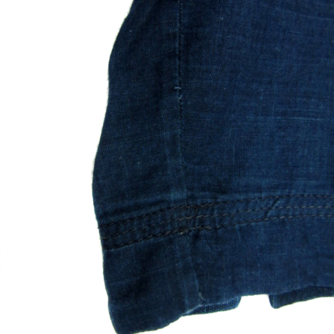 パラスパレス カットソー 長袖 無地 オーバーサイズ 0 紺 ネイビー レディースのトップス(カットソー(長袖/七分))の商品写真