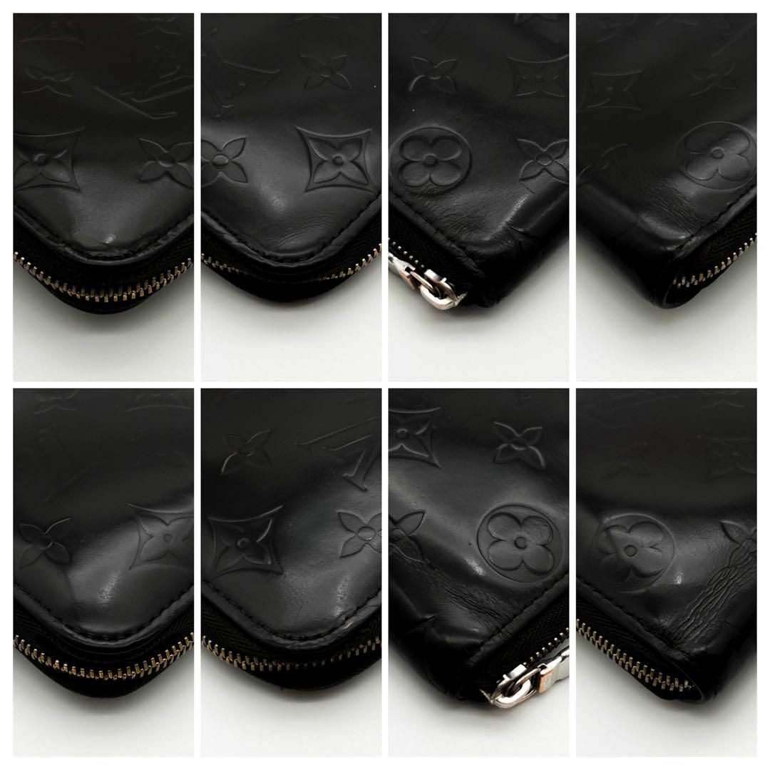 LOUIS VUITTON(ルイヴィトン)の【極美品】ルイヴィトン　ポルトモネビエジップ　コンパクト財布　モノグラムグラセ レディースのファッション小物(財布)の商品写真