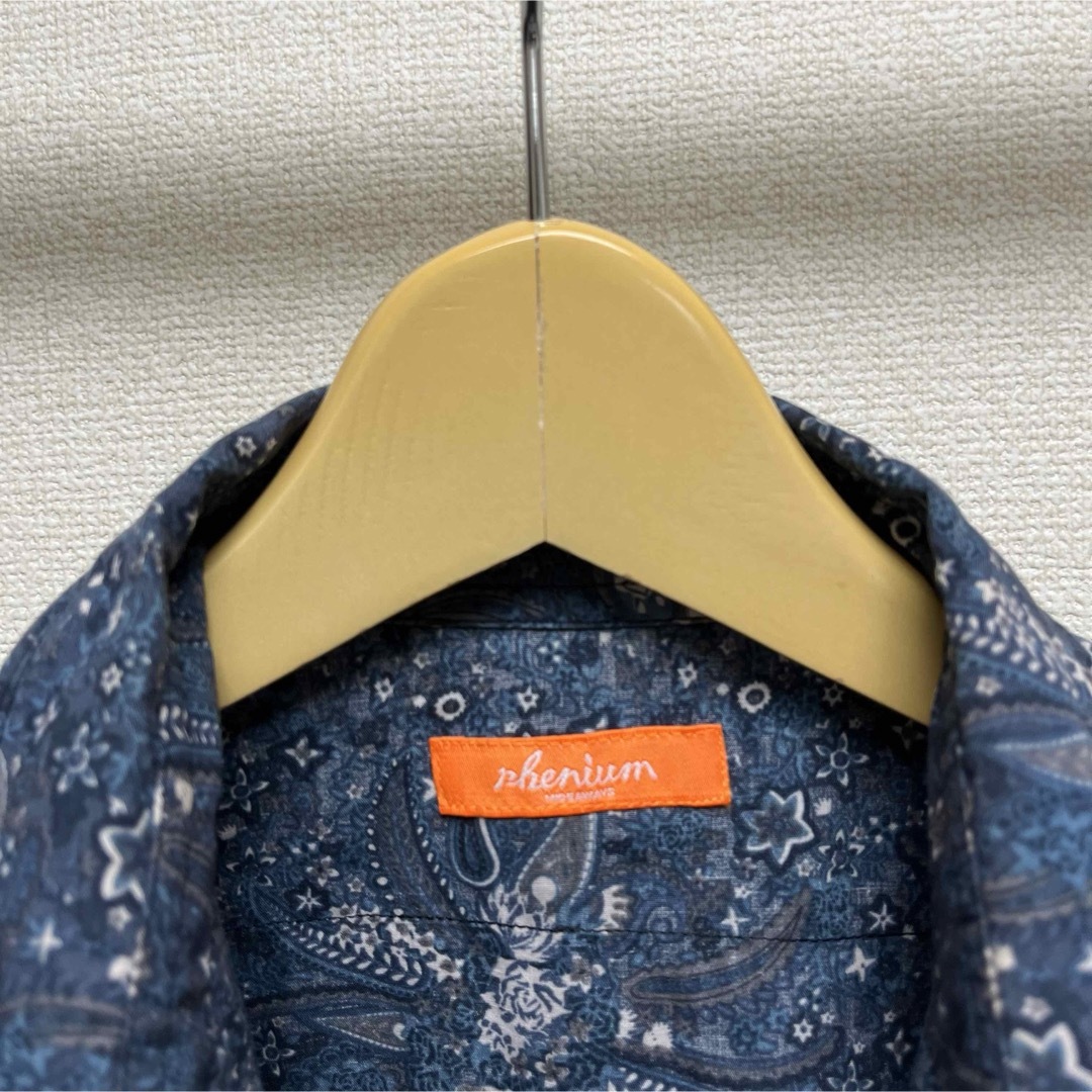 HIDEAWAY(ハイダウェイ)のHIDEAWAYS 総柄シャツ　長袖シャツ　羽織もの　トップス　ペイズリーシャツ メンズのトップス(シャツ)の商品写真