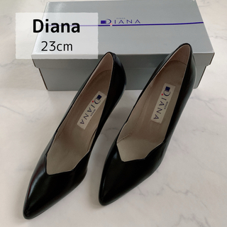 【新品】Diana ダイアナ パンプス ブラック 23cm(ハイヒール/パンプス)