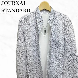 ジャーナルスタンダードレリューム(JOURNAL STANDARD relume)のJOURNAL STANDARD relume 総柄シャツ　長袖シャツ　麻シャツ(シャツ)