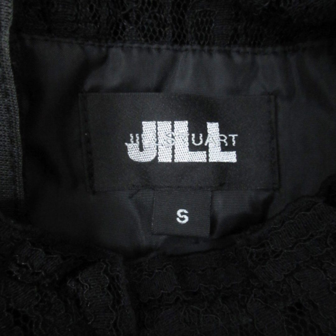 JILL by JILLSTUART(ジルバイジルスチュアート)のジルバイジルスチュアート フレアワンピース ロング丈 ハイネック 切替 S 黒 レディースのワンピース(ロングワンピース/マキシワンピース)の商品写真